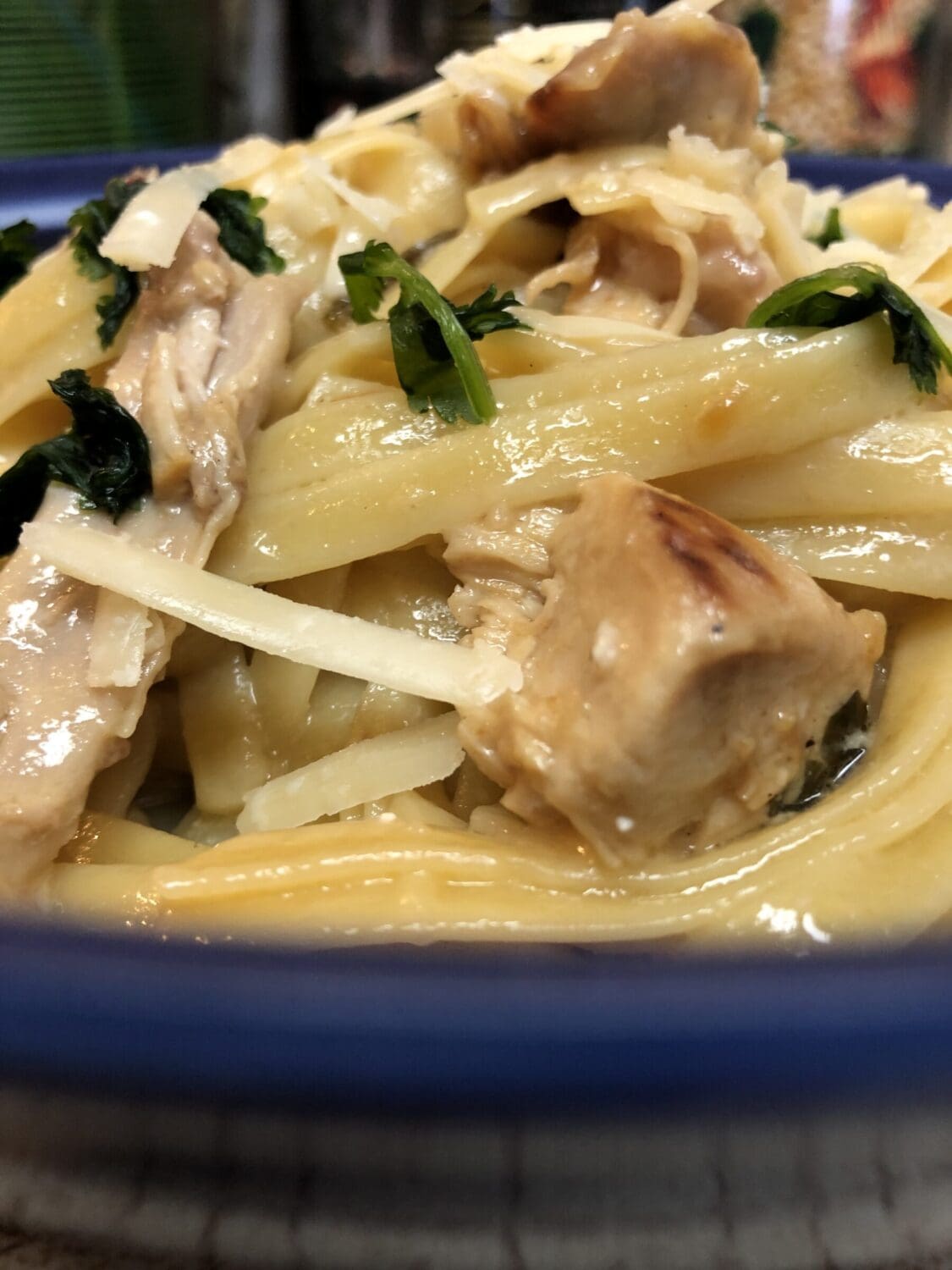 Garlic Butter Pasta with Chicken Pattern Princess