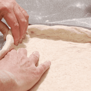 Pizza Dough in a Sheet Pan