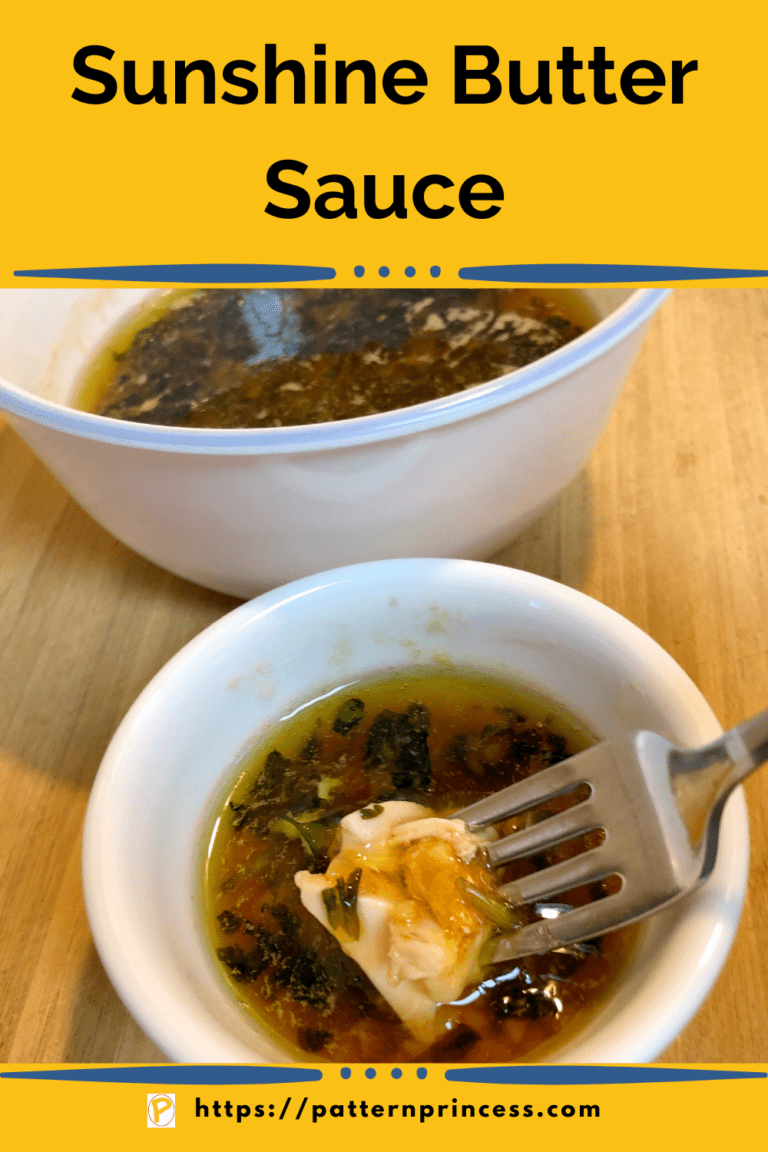 5 Minute Easy Sunshine Butter Sauce Recipe - Pattern Princess