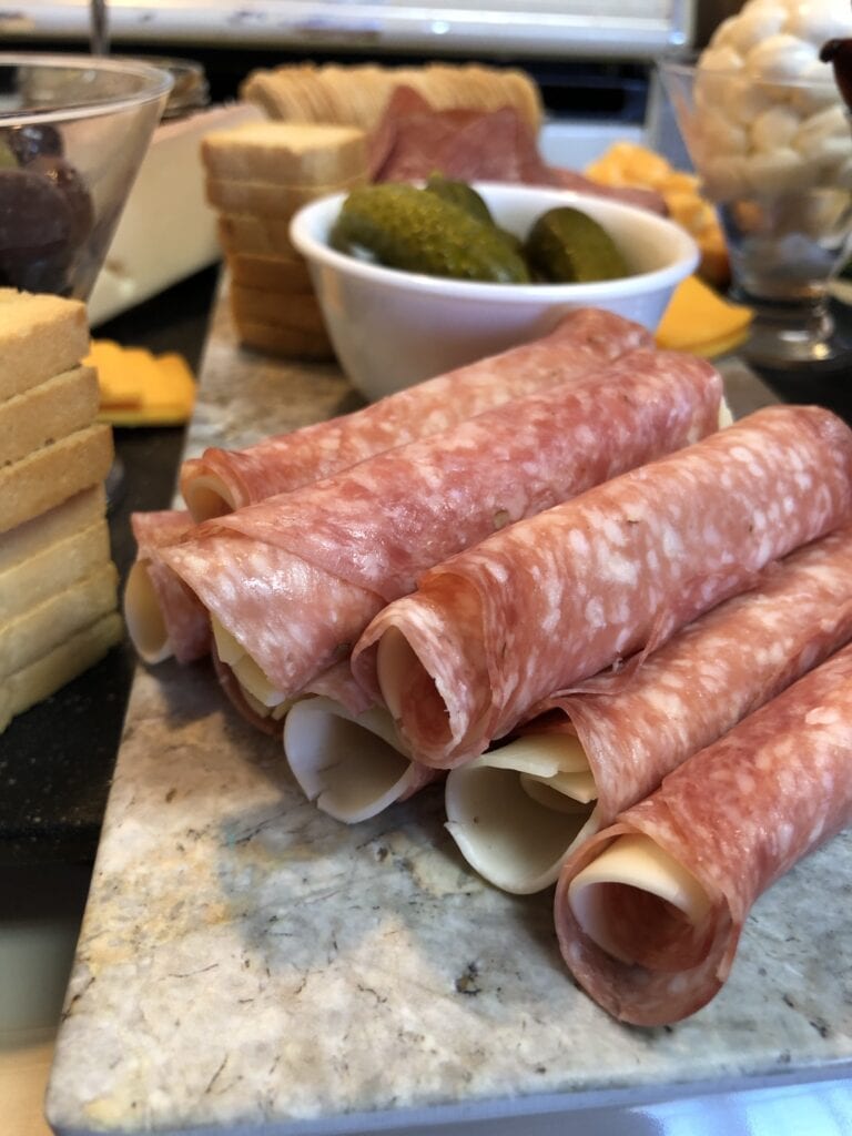 Roll the Thin Sliced Salami