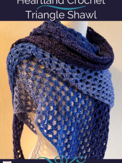 Heartland Crochet Triangle Shawl