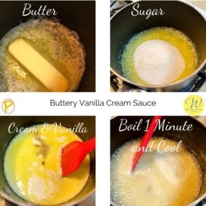 Buttery Vanilla Cream Sauce