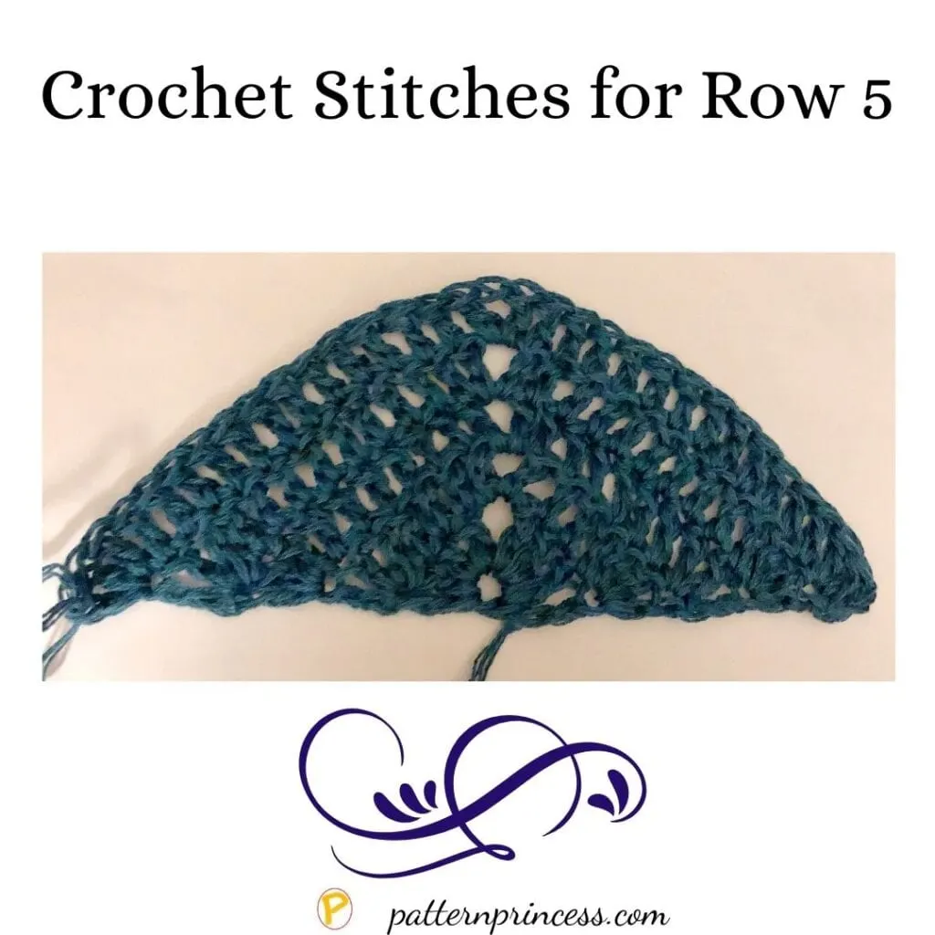 Row 5 Crochet Stitches