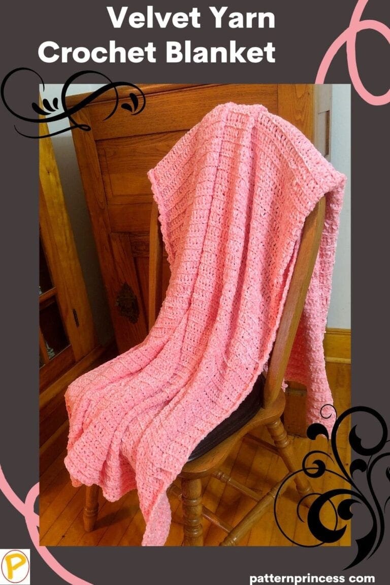 Velvet Yarn Crochet Blanket Pattern Princess