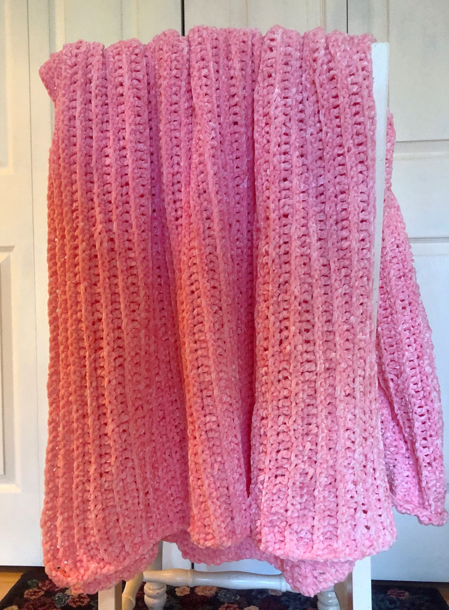 Velvet Yarn Crochet Blanket Pattern Princess