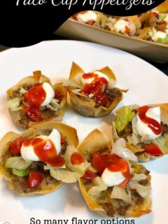 Taco Cup Appetizers