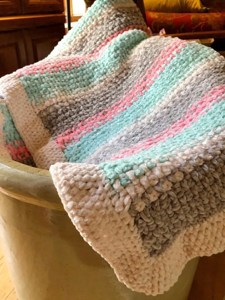 Soft and Warm Chunky Crochet Afghan