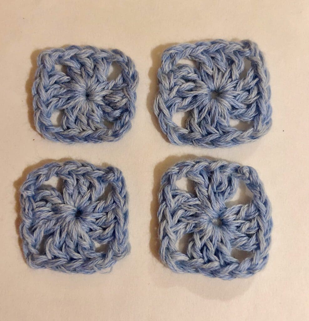 4 Easy Mini Granny Squares