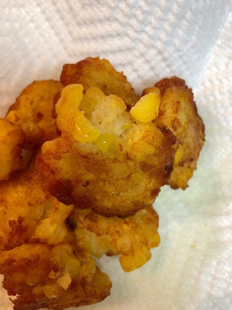 Fried Corn Cakes