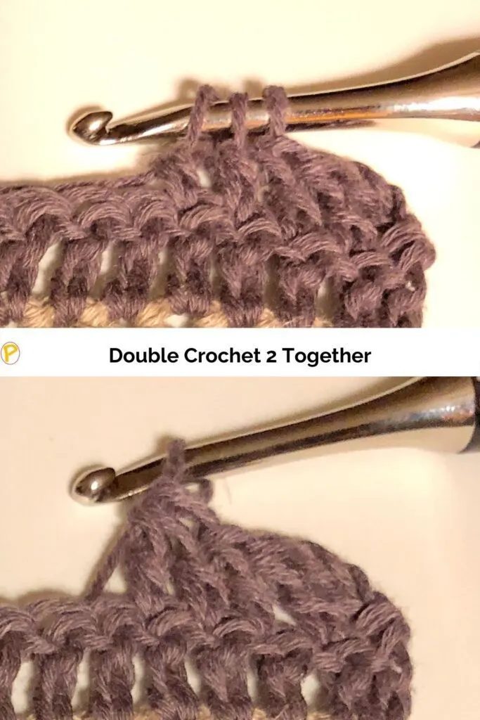 Double Crochet 2 Together
