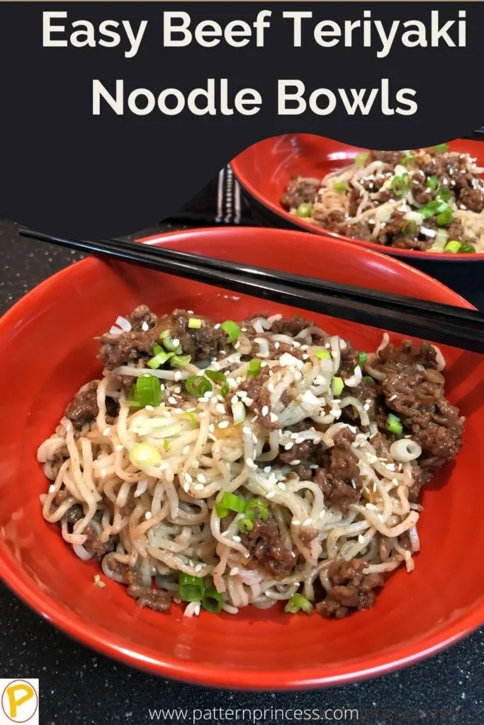Easy Beef Teriyaki Noodle Bowls