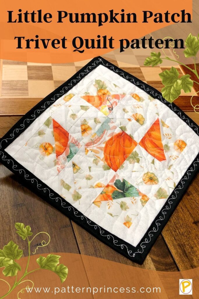 Little Pumpkin Patch Trivet Quilt Pattern