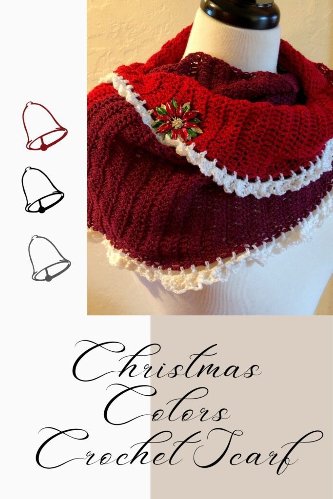 Christmas Colors Crochet Scarf