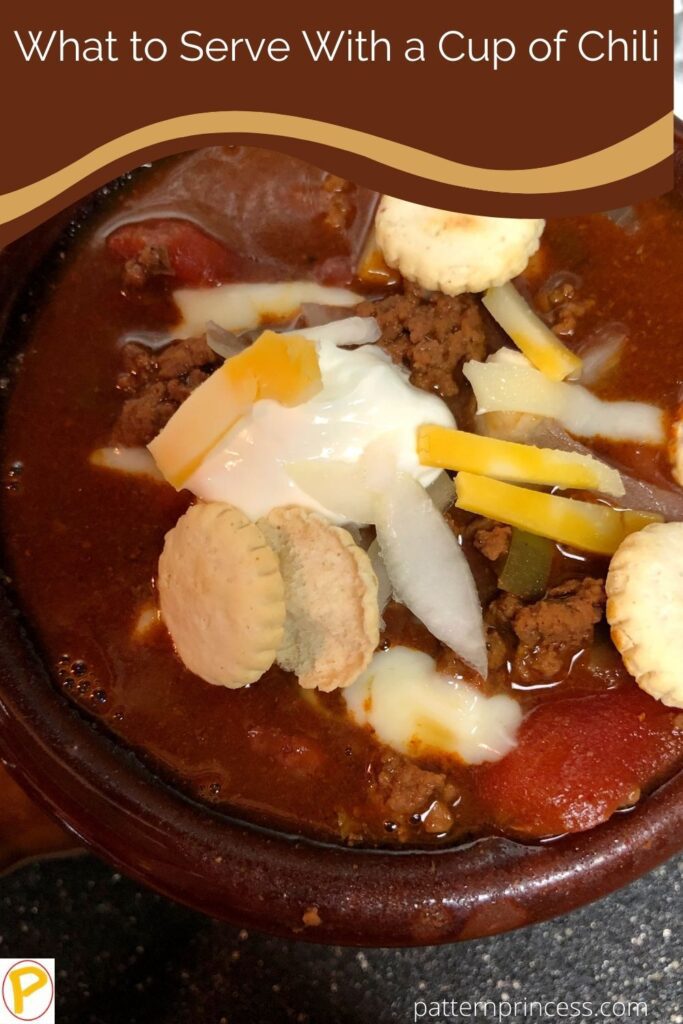 Cup of Chili with toppings