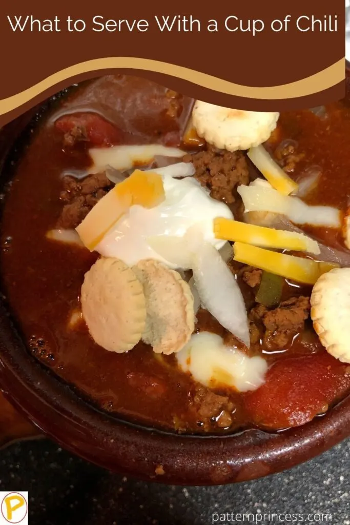 Cup of Chili with toppings