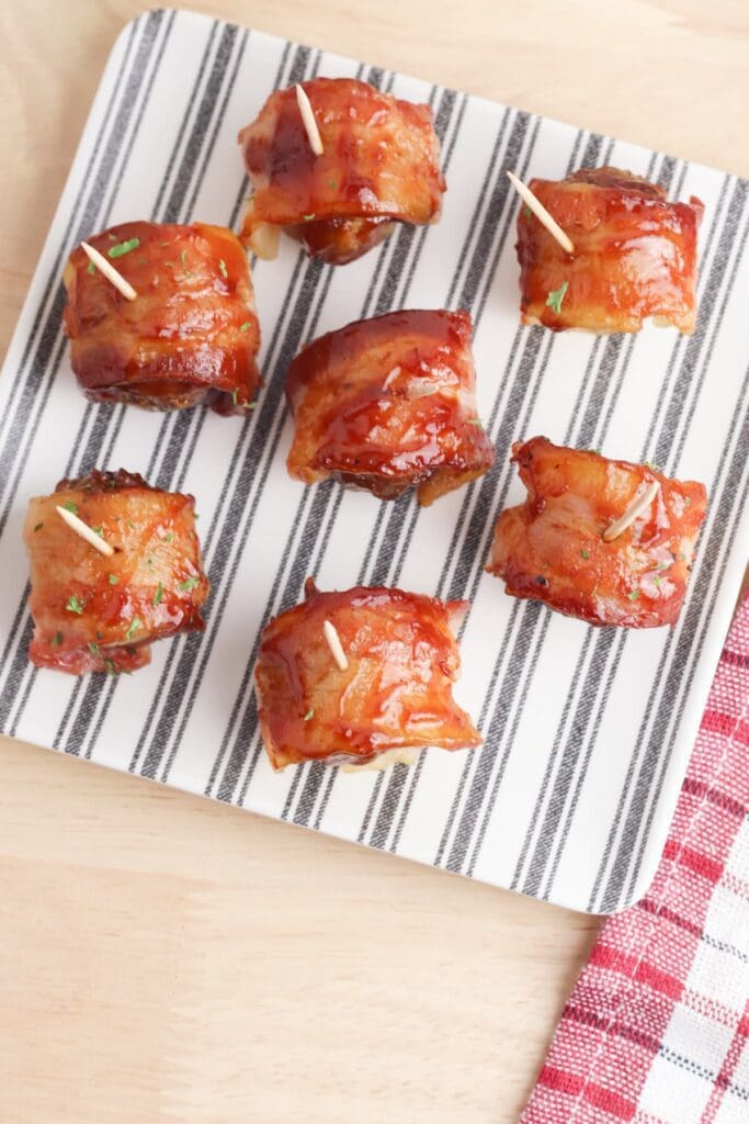 Bacon-Wrapped-Meatballs- Fun Money Mom