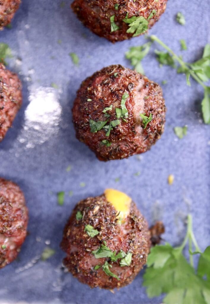 Cheddar-Stuffed-Meatballs-Recipe Out Grilling