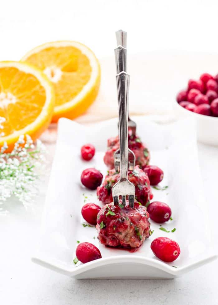 Cranberry-Party-Meatballs-Haute and healthy Living