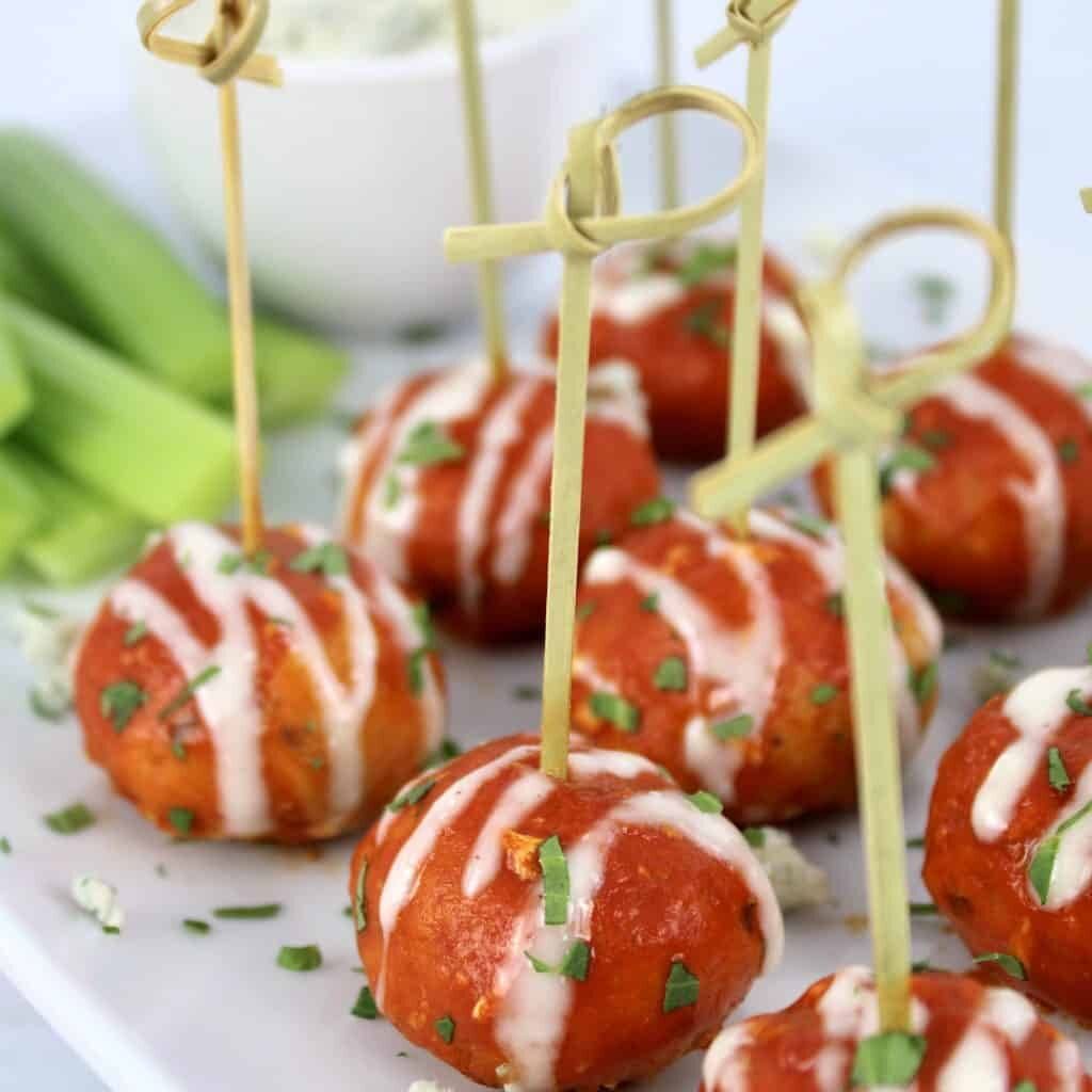 Keto-Buffalo-Chicken-Meatballs Keto Cooking Christian