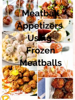 Meatball Appetizers Using Frozen Meatballs