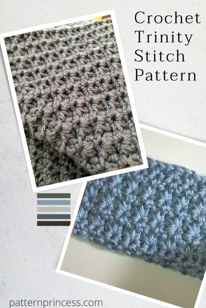 Crochet Trinity Stitch Pattern