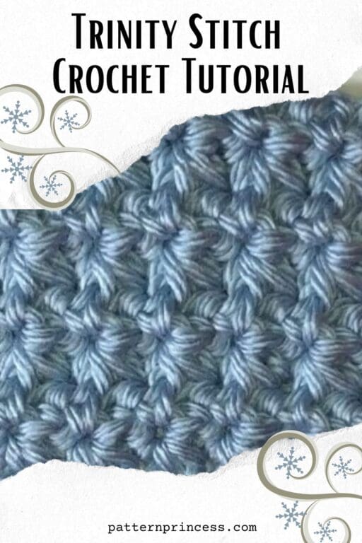 Trinity Stitch Crochet Tutorial - Pattern Princess