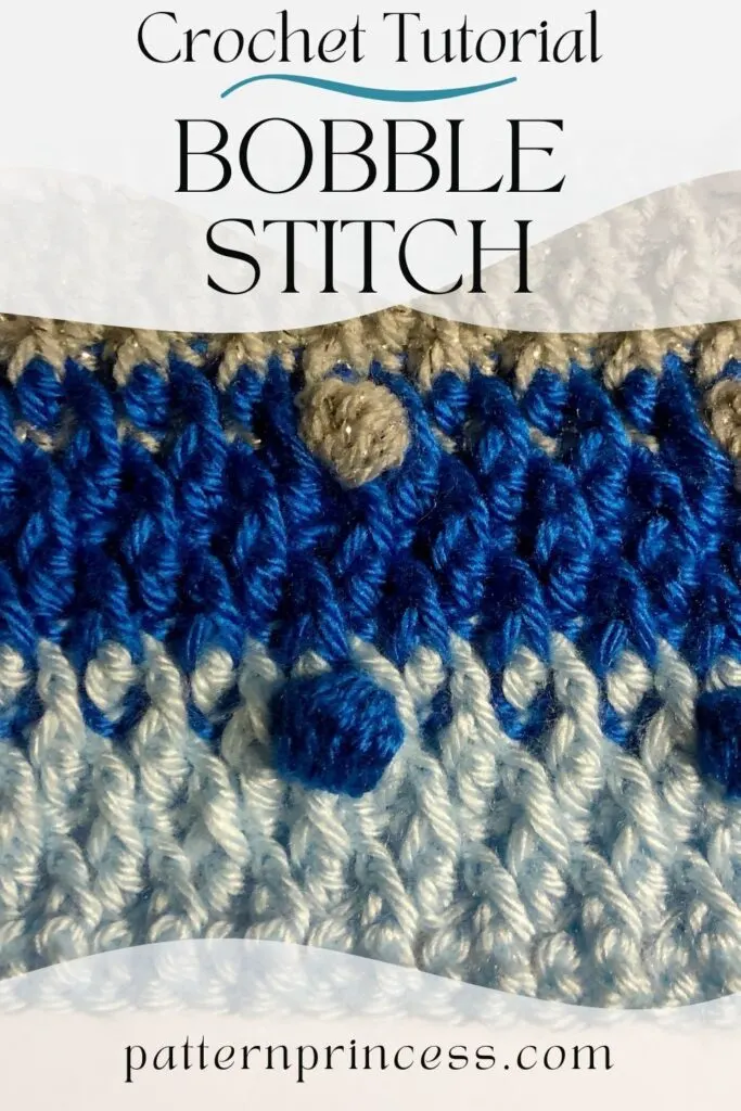 Crochet Tutorial Bobble Stitch with different colors