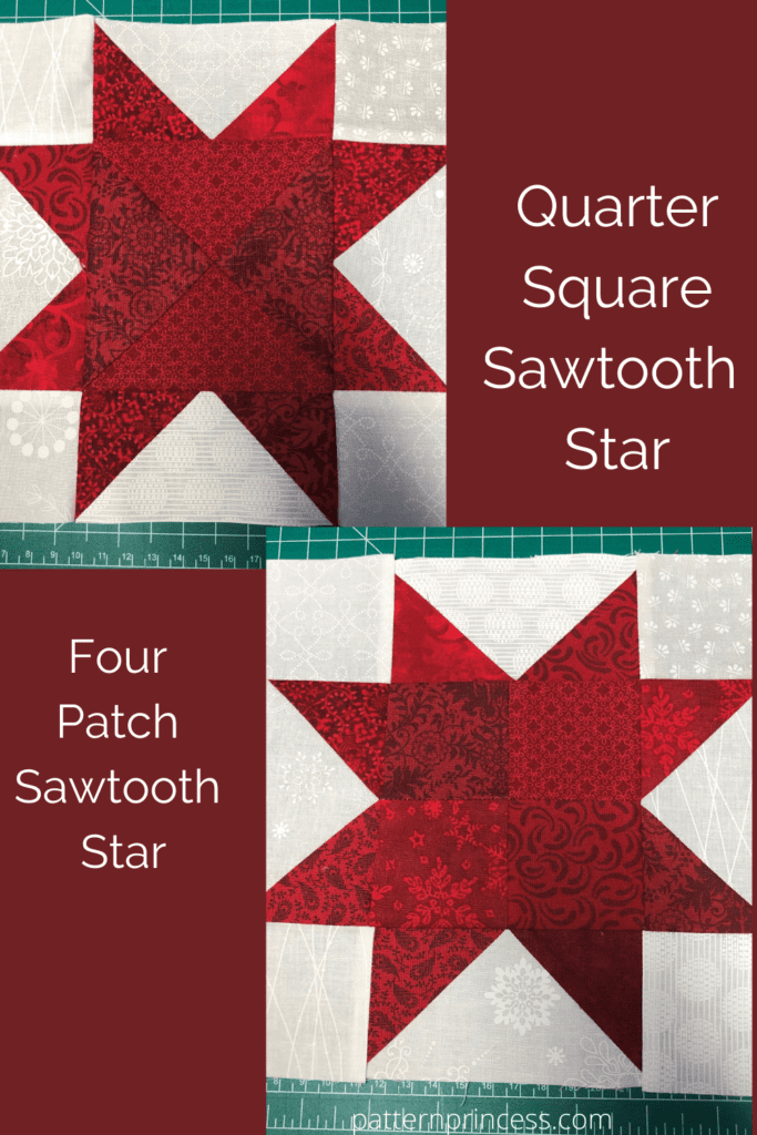 Quarter Square and Four Patch Sawtooth Star