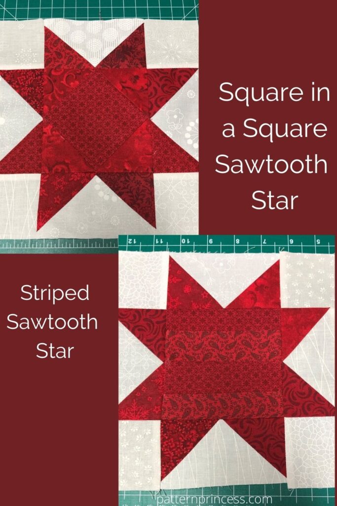Square in a Square and Striped Sawtooth Star