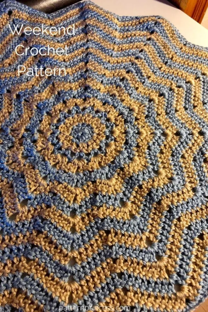 Weekend Crochet Pattern star blanket