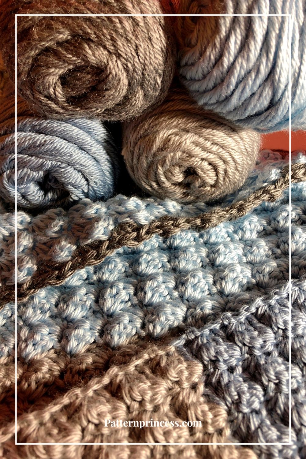 Adding Yarn Colors to Blanket Pattern