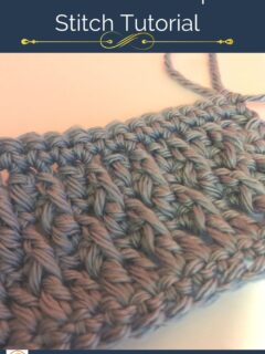 How to Crochet Alpine Stitch Tutorial