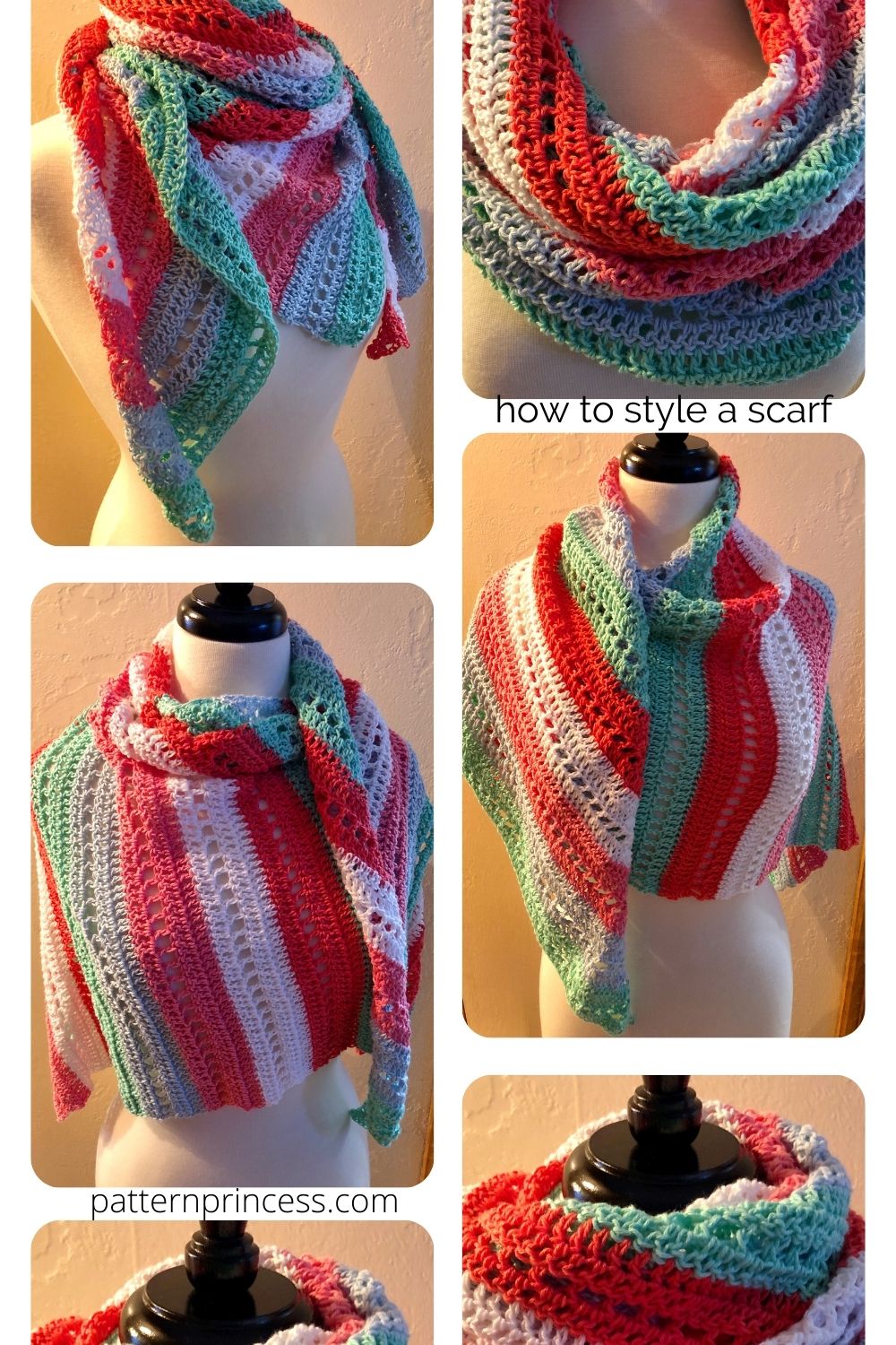 How to style a scarf