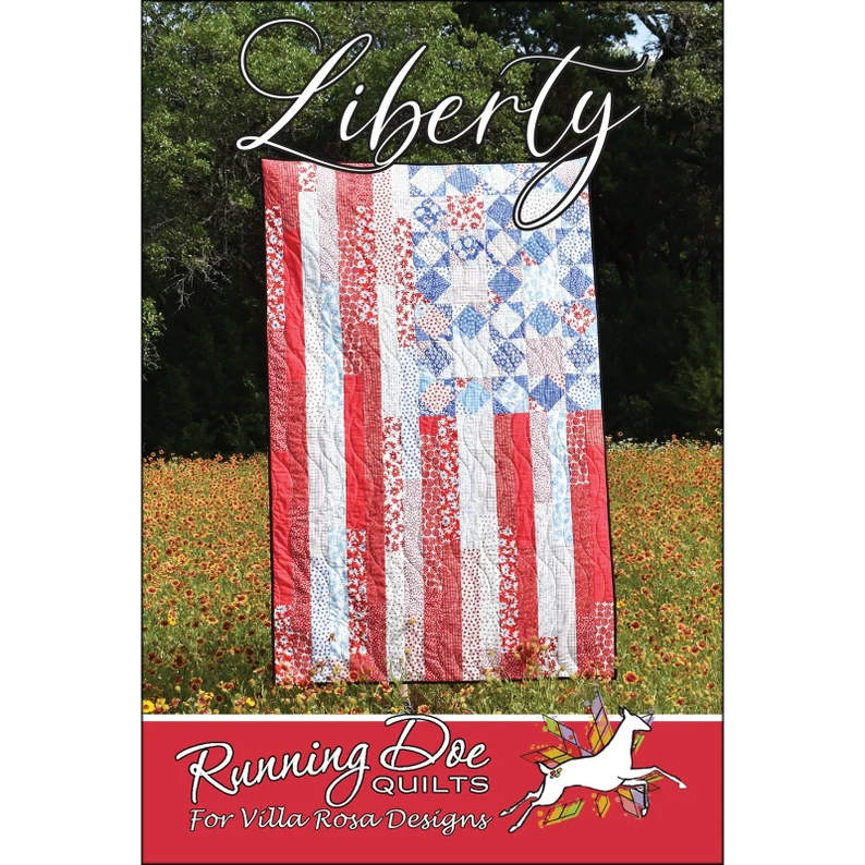 Liberty Quilt Pattern from Running Doe Quilts