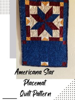 Americana Star Placemat Quilt Pattern