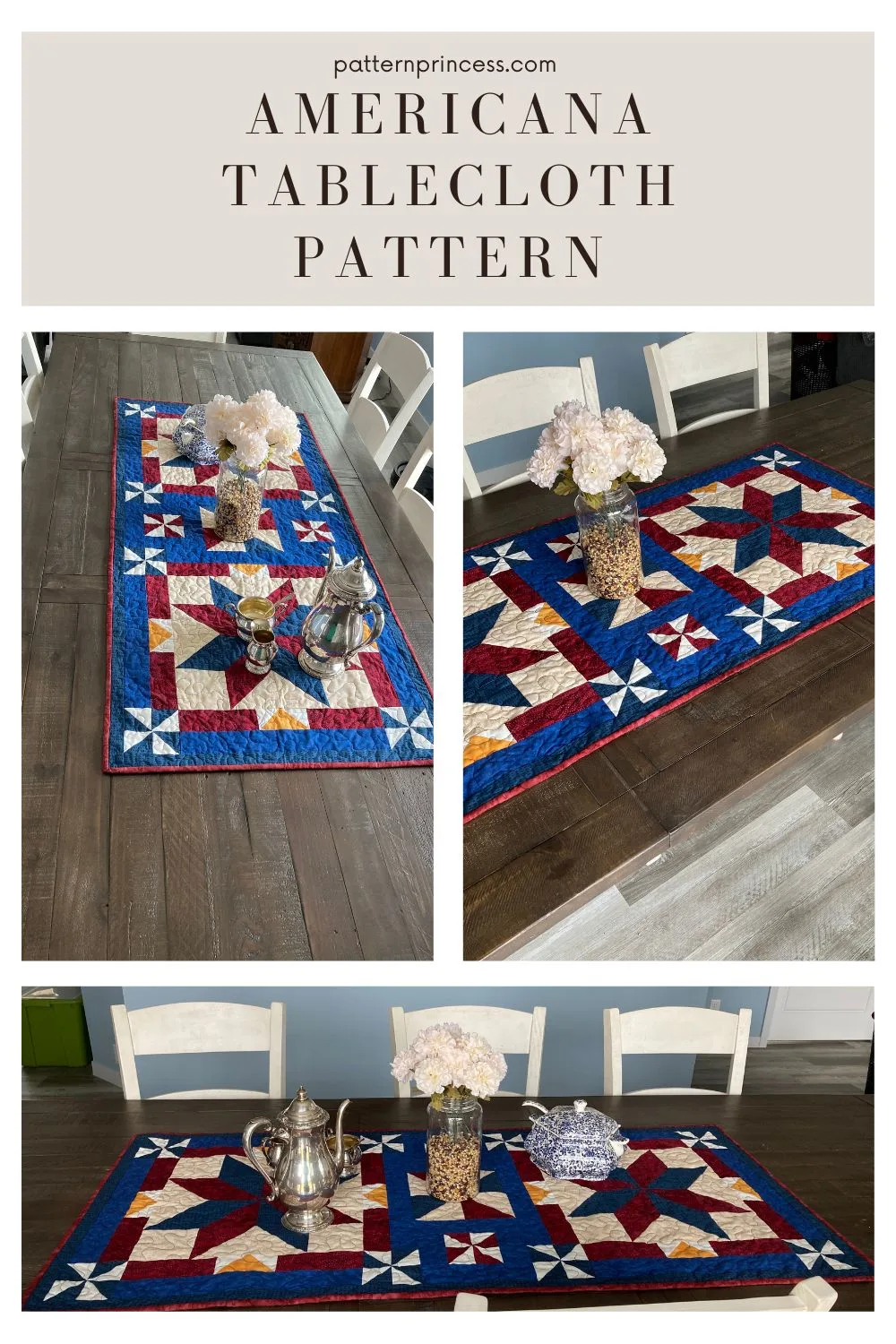 Americana Tablecloth pattern