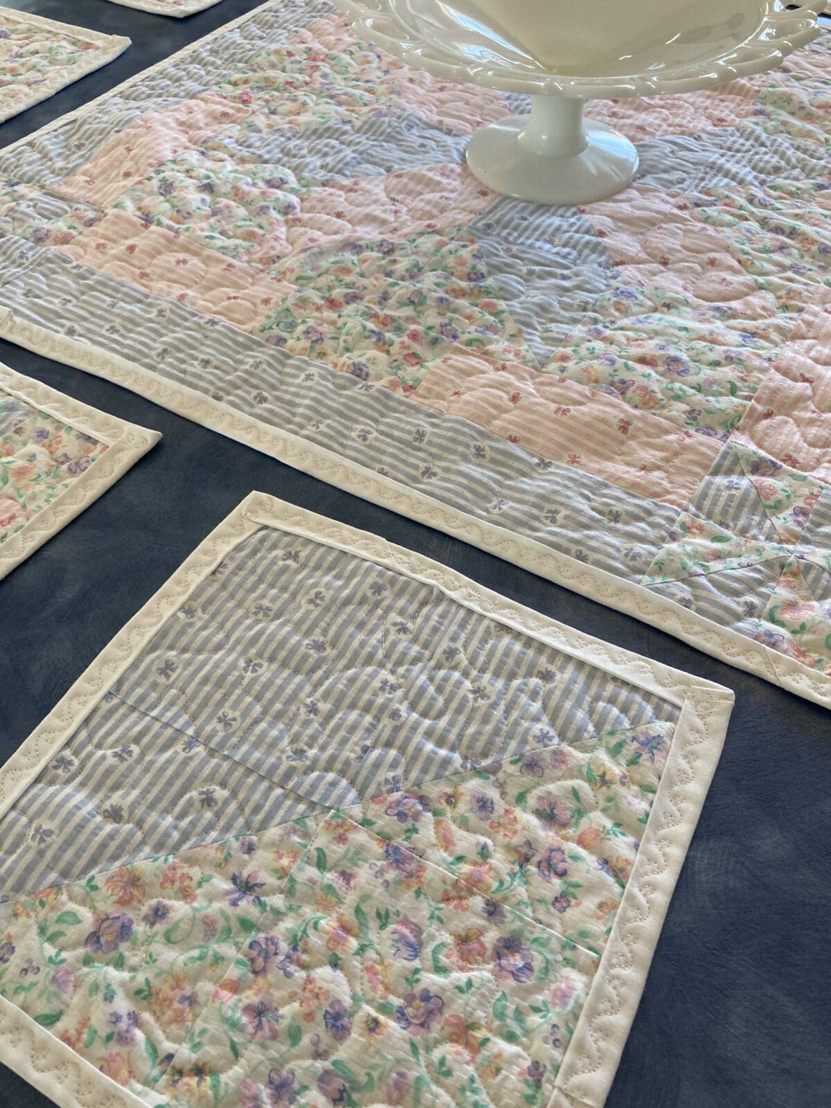 Charming Pastel Quilt Patterns Set