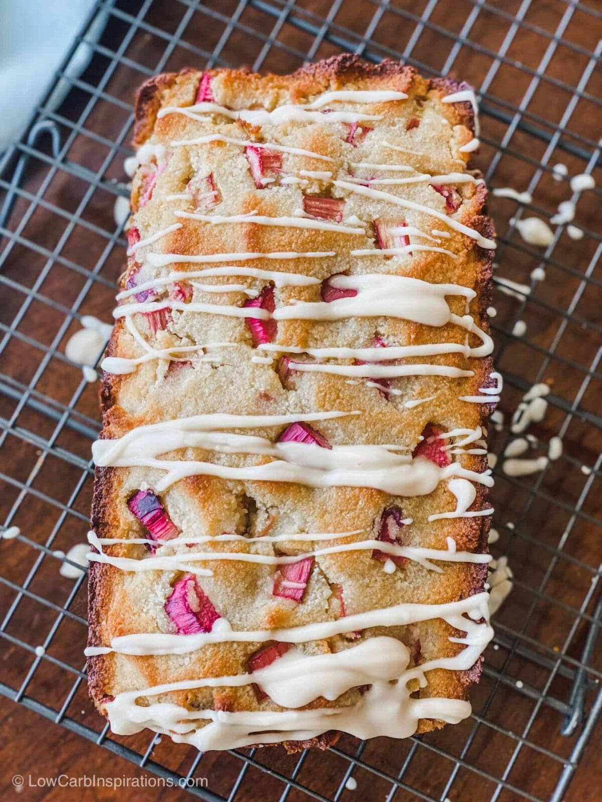 Keto-Rhubarb-Bread-Recipe-with-a-Glaze-Topping-7 lowcarbinspirations