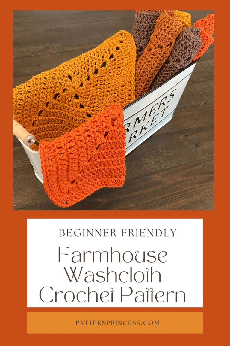 Farmhouse Washcloth Crochet Pattern (1)