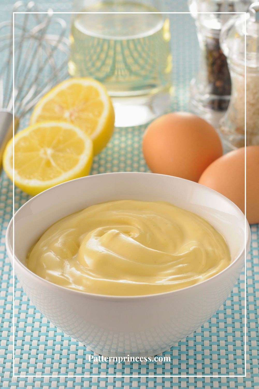 Homemade Mayonnaise Fresh Ingredients