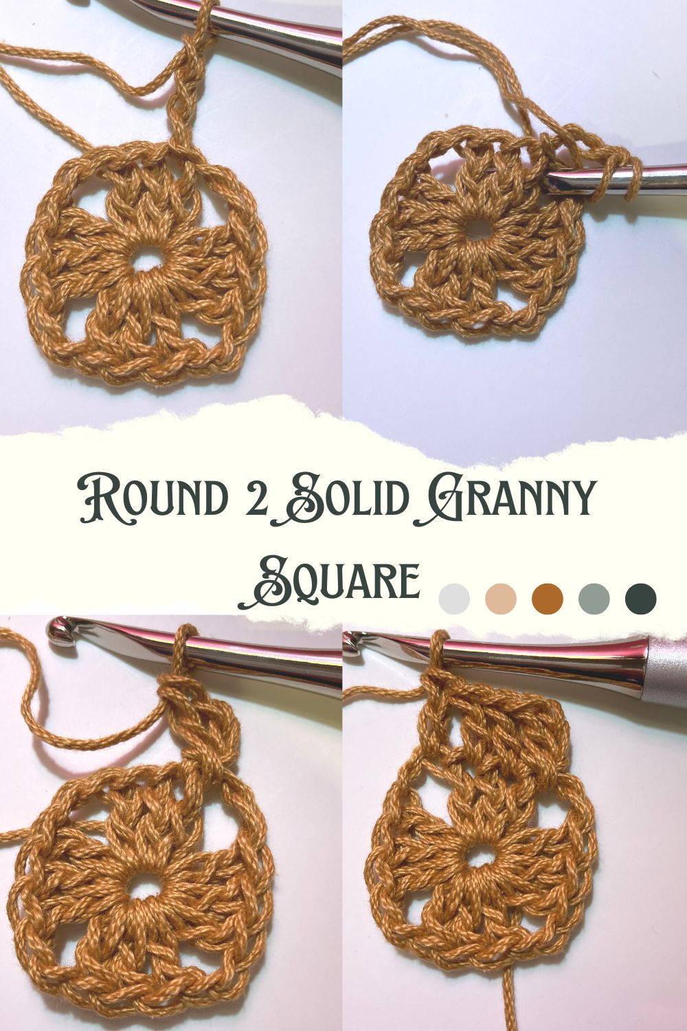 Round 2 Solid Granny Square