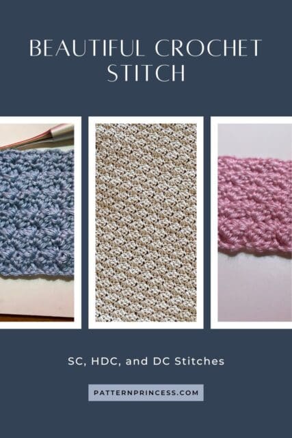 How to Crochet the Sedge Stitch Tutorial - Pattern Princess