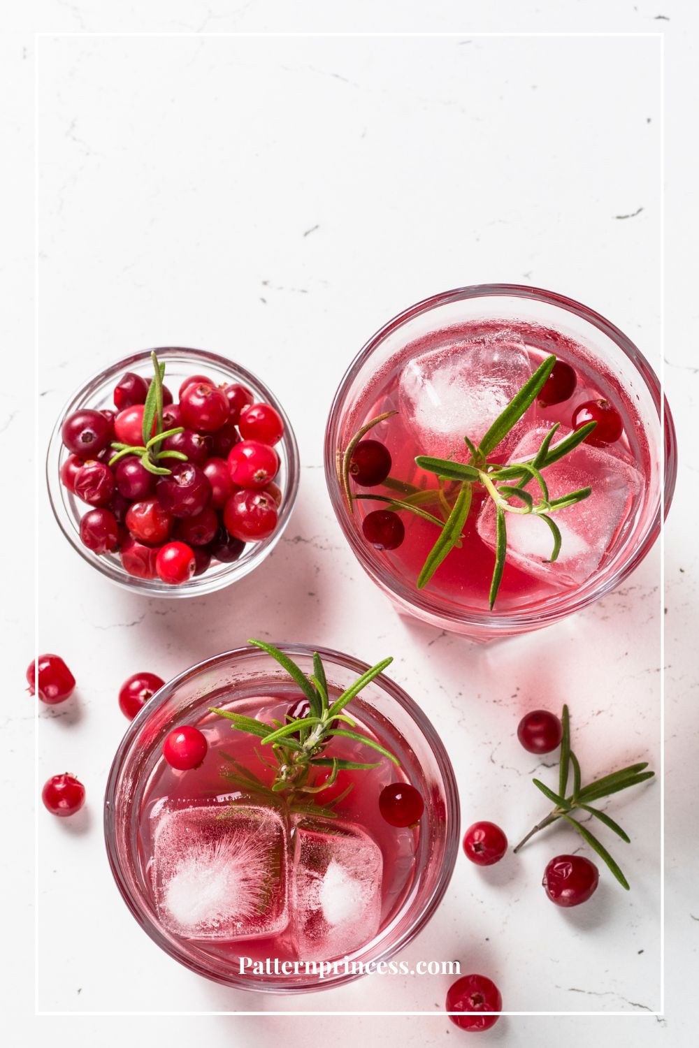 Cranberry Punch for a Christmas Party
