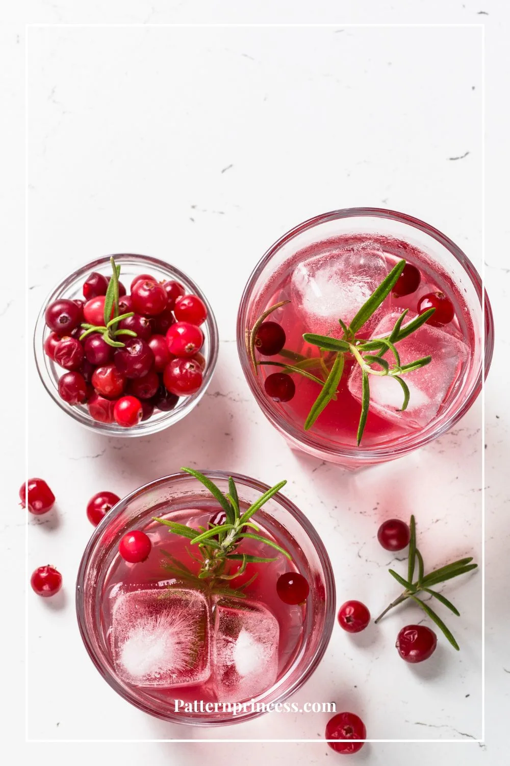Cranberry Punch for a Christmas Party