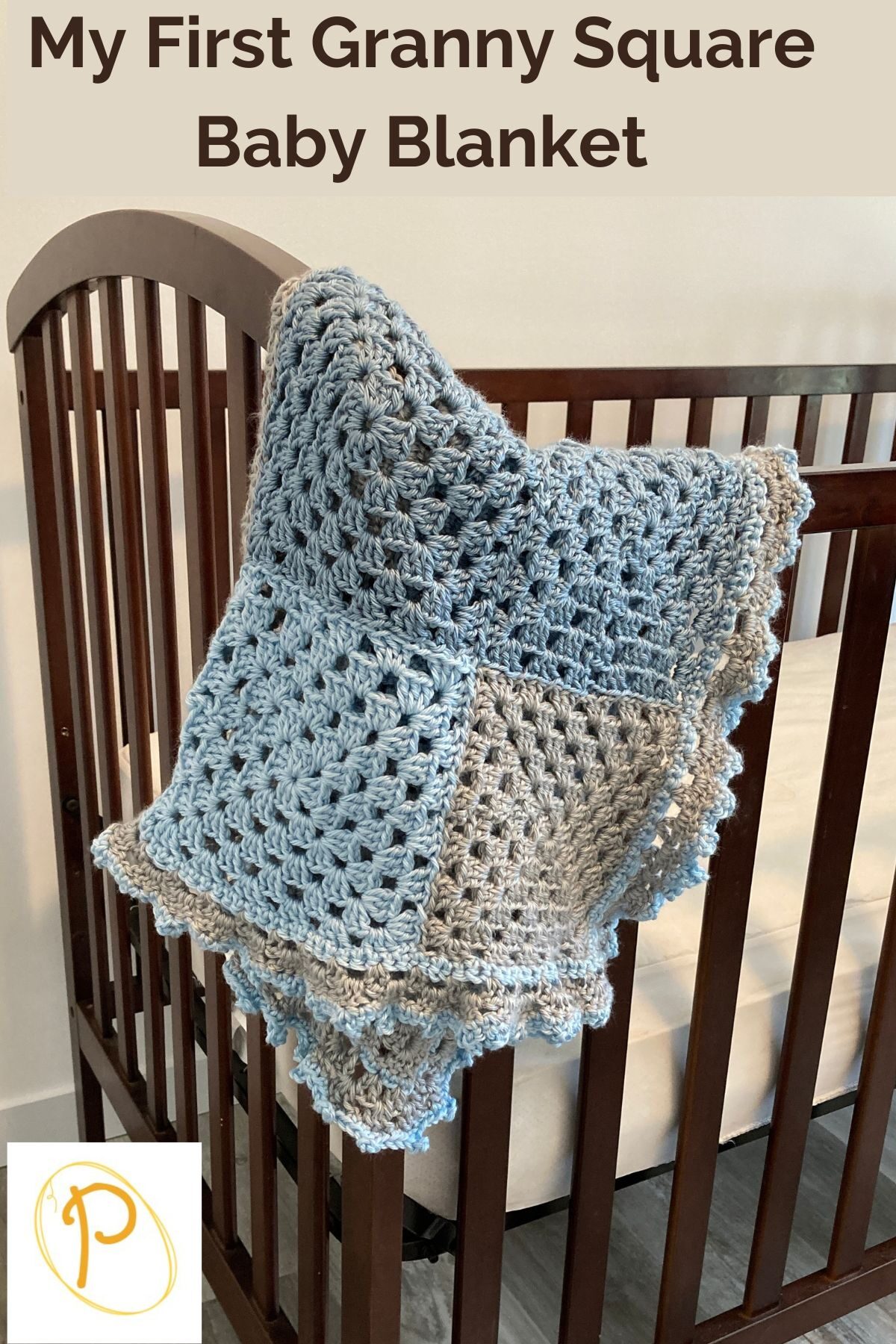 My First Granny Square Baby Blanket