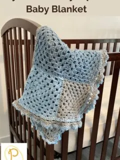 My First Granny Square Baby Blanket