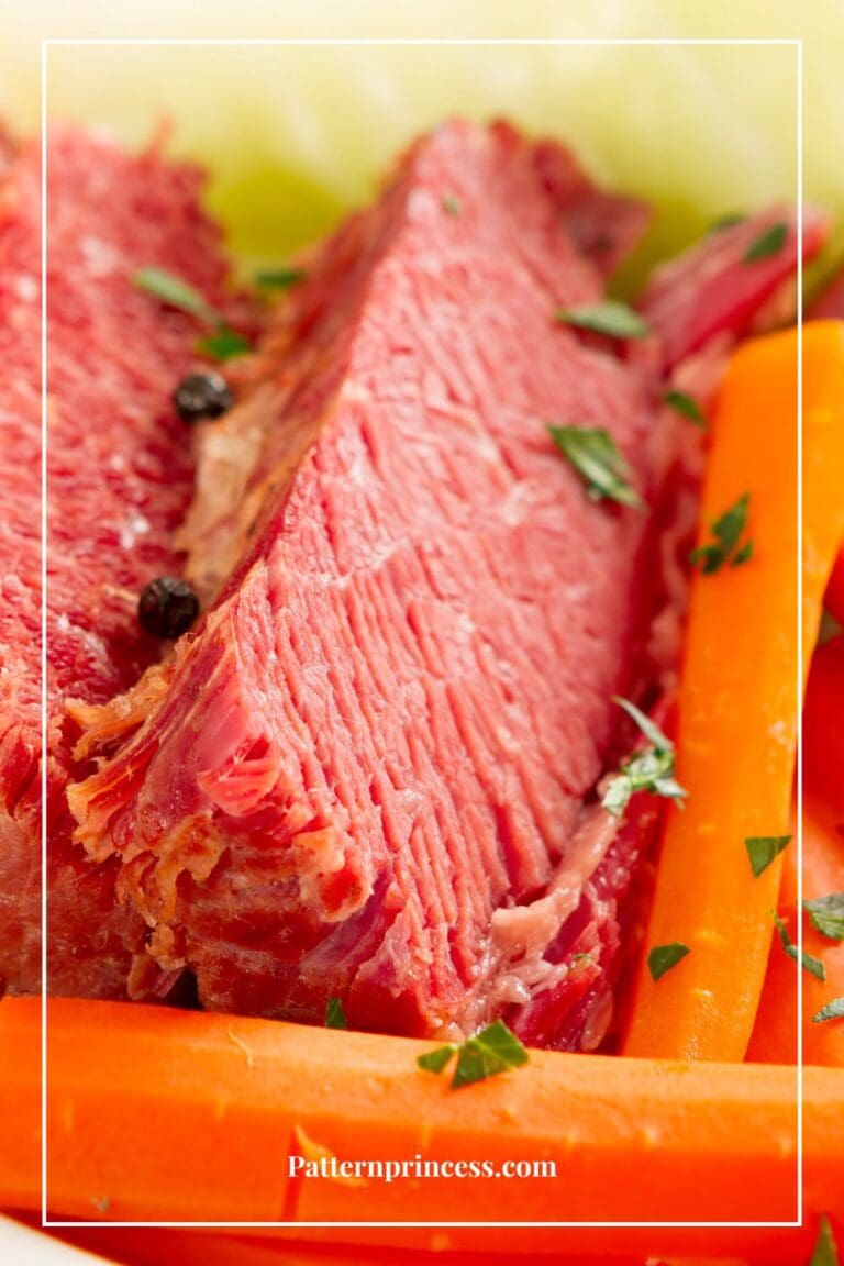 Corned Beef and Cabbage Recipe Pattern Princess
