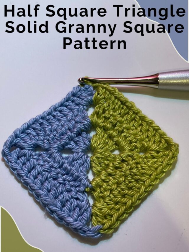 How to Crochet Two-Toned Square