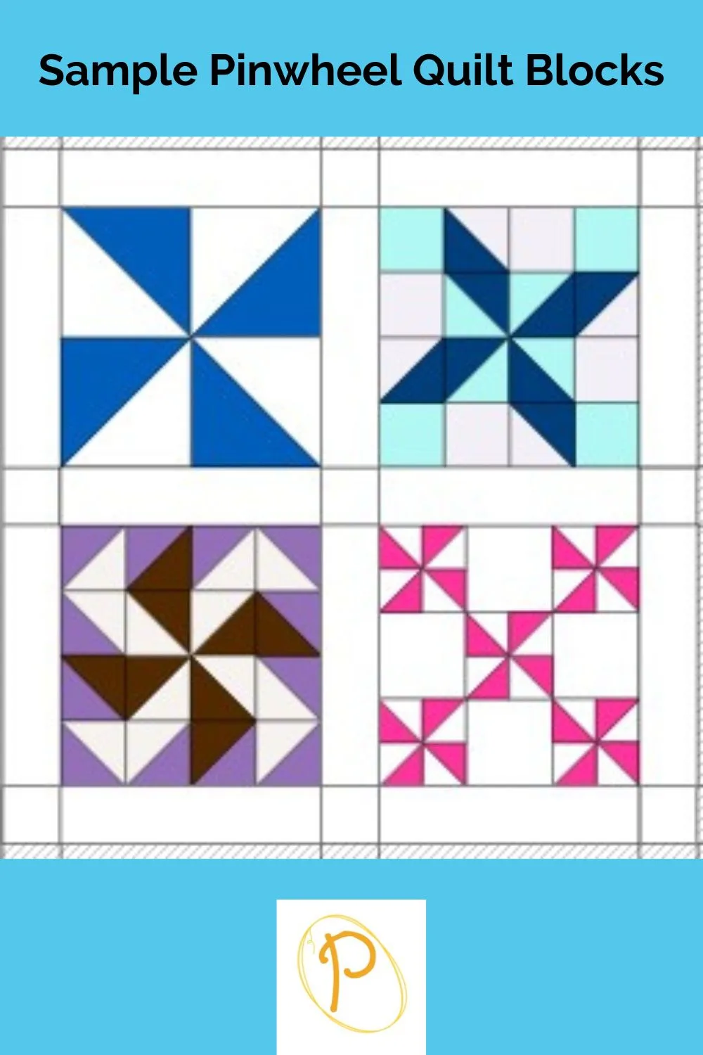 Sample Pinwheel Quilt Blocks