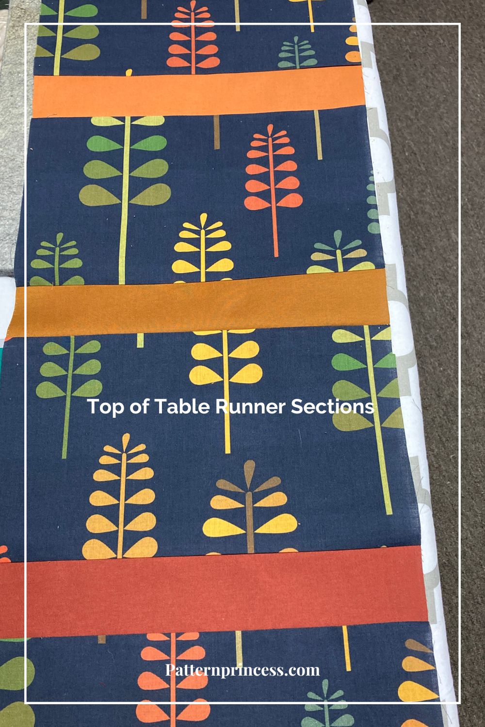 Top of Table Runner Sections